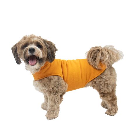 Ollipet Cosy fleecedækken 2i1 | Orange | Flemming har str. Medium