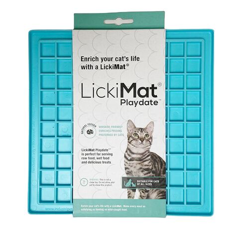 LickiMat Playdate | Slow eat | Blå