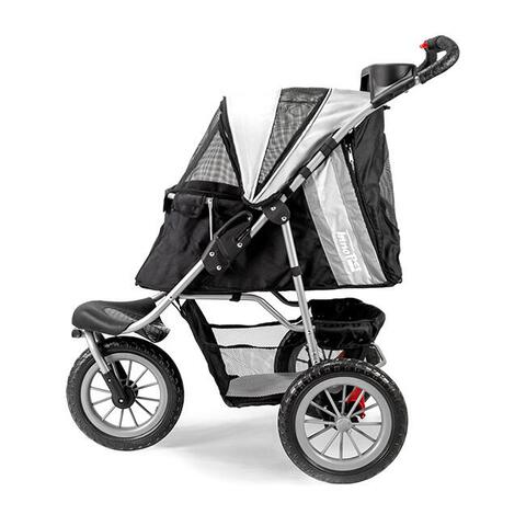 InnoPet Buggy Comfort | Hundeklapvogn - Her vist i farven grå