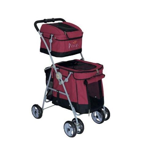 Piches Twin hundeklapvogn med to separate kabiner
