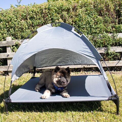 Hundeseng med soltag