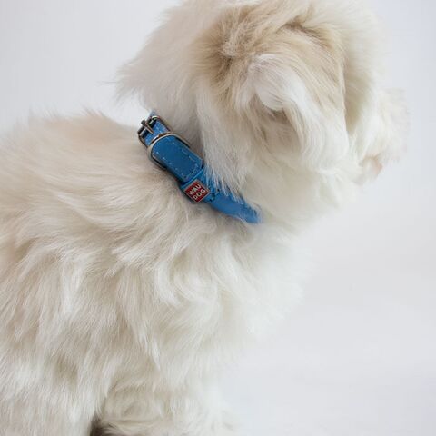 Rundsyet læder halsbånd | WauDog