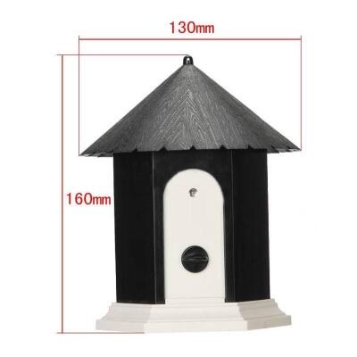 Anti-gø-kontrol - udendørs enhed med form som lille fuglehus