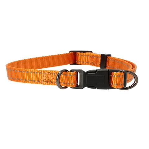 Iris Justerbar Halsbånd | Med refleks | Orange
