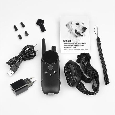 Antigø-halsbånd med lyd og vibration - fjernbetjent fra op til 600 meter