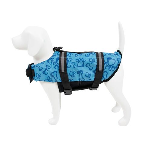 Redningsvest | små hunde | Lyseblå | fra siden