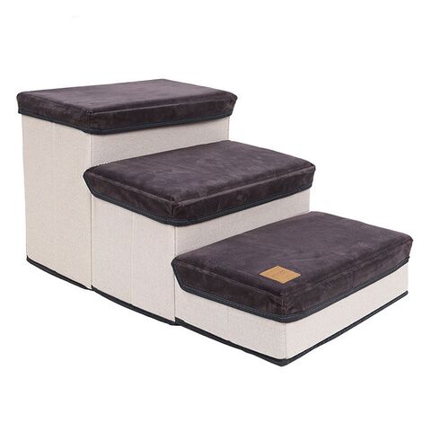 Mål på foldbar hundetrappe med opbevaring | Grå