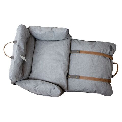 Ollipet Autokurv 2i1 → og hundeseng | Karma | hundekurv | foldet delvist ud