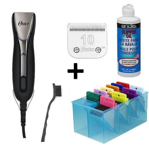 Oster A6 Slim Full Set | Startsæt Sort