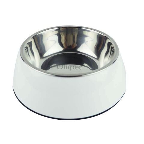 Ollipet Classic madskål I Hvid