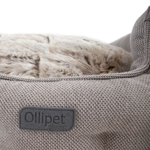 Ollipet Keyser Dream Hundeseng | Sand | med vendbar pude