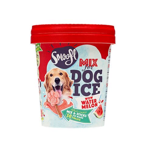 Smoofl Hundeis m. vandmelon