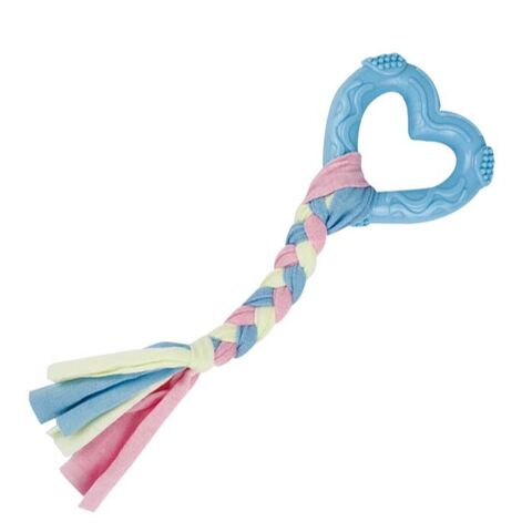 Ollipet Macaron - heart w.rope I Lyseblå