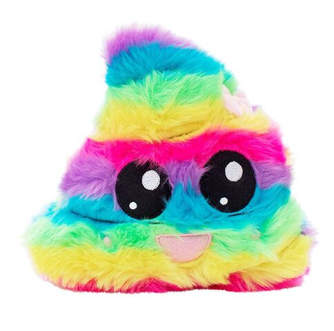 Rainbow Poop Plysbamse
