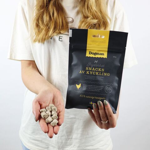 Frysetørret Snacks med Kylling