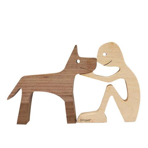 Dog True Love Træfigur | Large