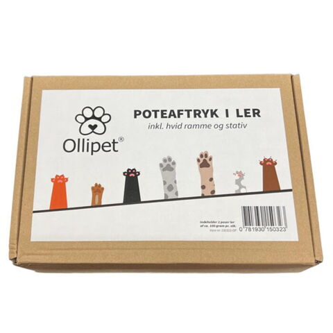 Poteaftryk i ramme | Ler