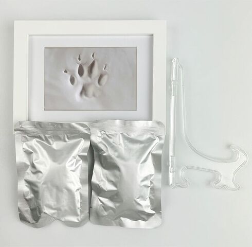 Poteaftryk i ramme | Ler