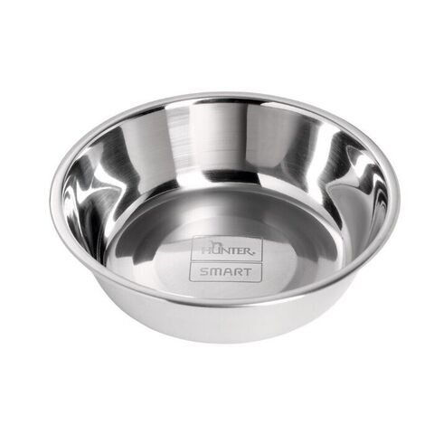 Hunter madskål i rustfri stål