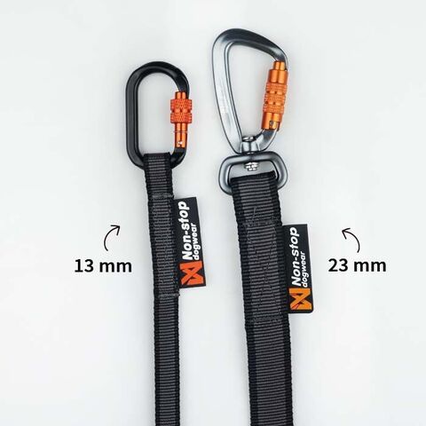 Non-Stop dogwear Touring Bungee Leash I 2 tykkelser