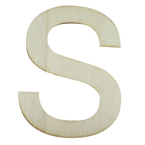 Træ bogstaver I Bogstavet S