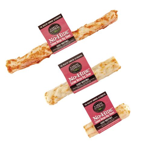 No-Hide Salmon Chews | Earth Animal |3 størrelser