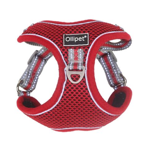 Ollipet Doumm Air mesh Step-In sele / rød med reflex