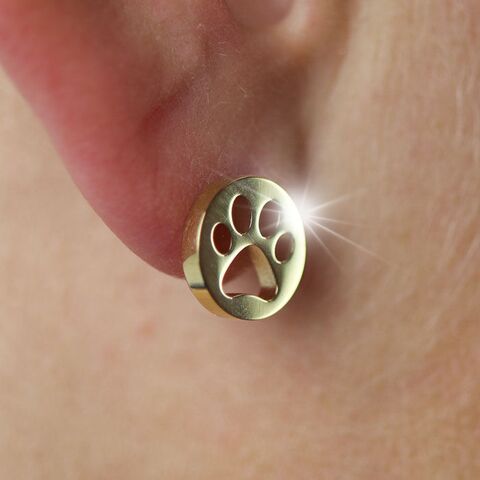 Ollipet ørestikker med poteudskæring