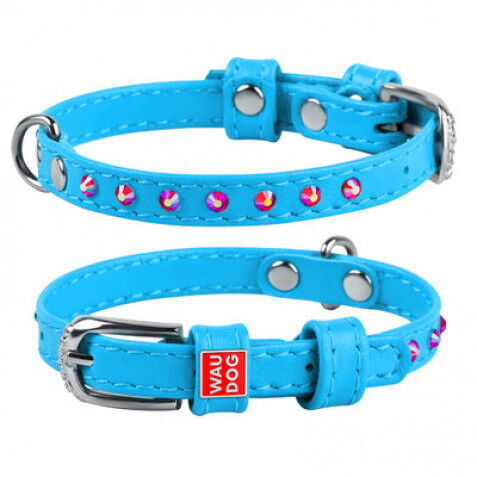 WauDog Glamour Halsbånd m. Sten