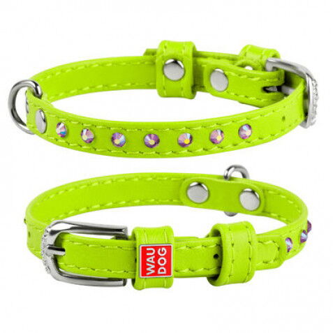 WauDog Glamour Halsbånd m. Sten