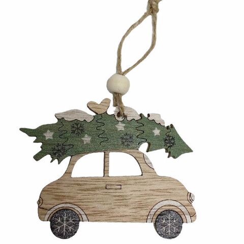 Juletræfigur med snor