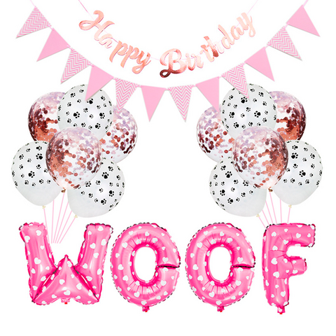 Ollipet WOOF Party diagender I Lyserød