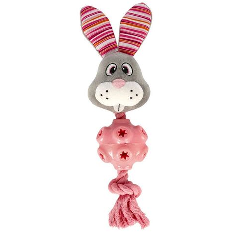 Dogman legetøjsdyr med aktivitetsgummibold