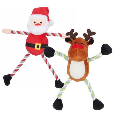 Julebamser med reb | 28 cm