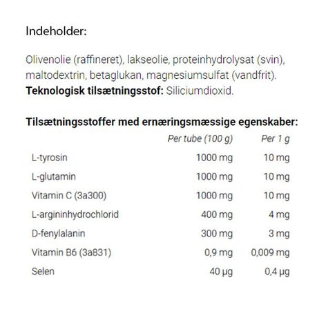 Aptus Recovery Booster | Indhold