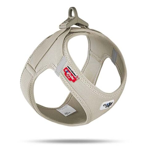 Curli Clasp Air Mesh Step-in Hundesele I Light Tan
