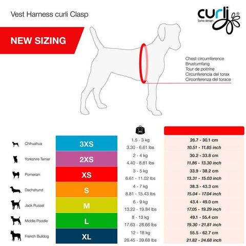Curli Clasp Air Mesh Step-in Hundesele