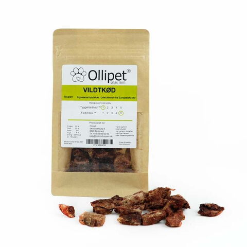 Vildt Kød Frysetørret I Ollipet Natural Treats