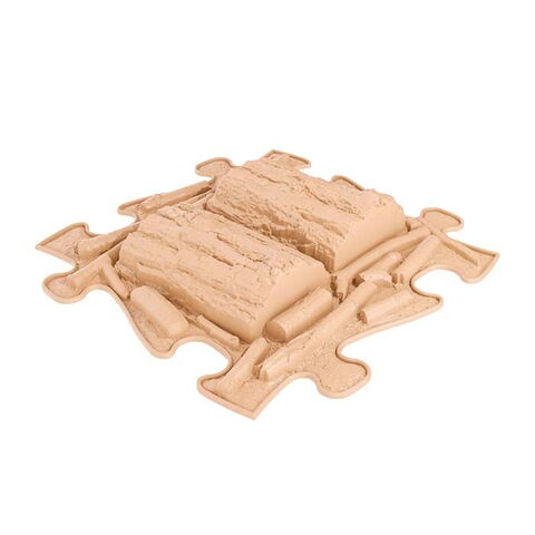 MUFFIK Sanse Måtte Fast I Træstub I Beige