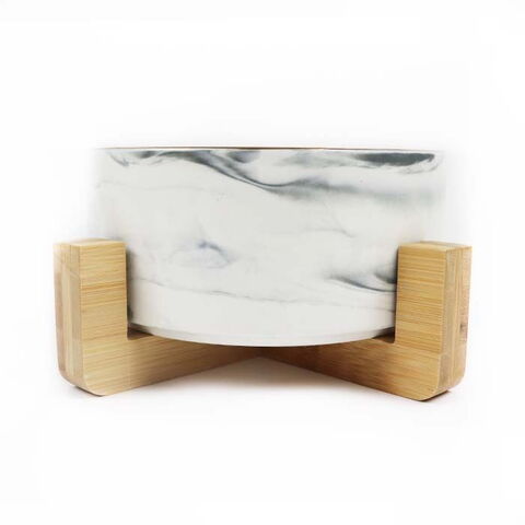 Ollipet Antonio Keramikskål med Bambusholder