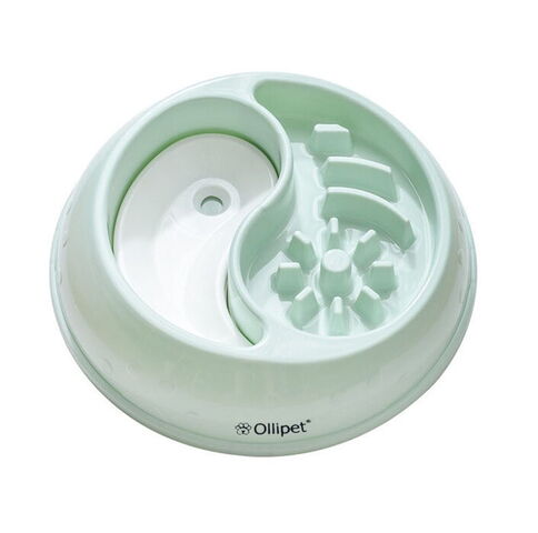 Ollipet Mad/Vandskål Yin Yang I Lysegrøn