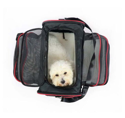 Ollipet Madrid Rejsetaske I masser af mulighed for åbning og luft til hunden
