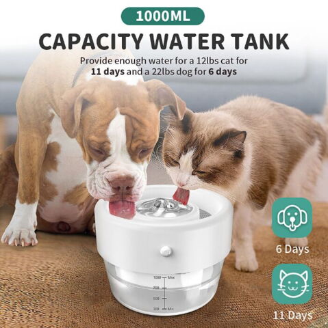 Elektrisk drikkefontæne til hunde og katte