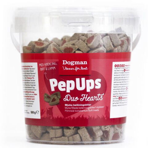 Dogman PepUps duo hearts 3smage