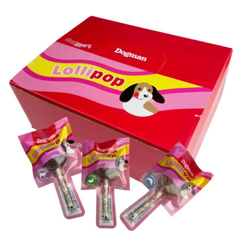 Dogman Lollipop | 3 smagsvarianter - Ialt 18 stk