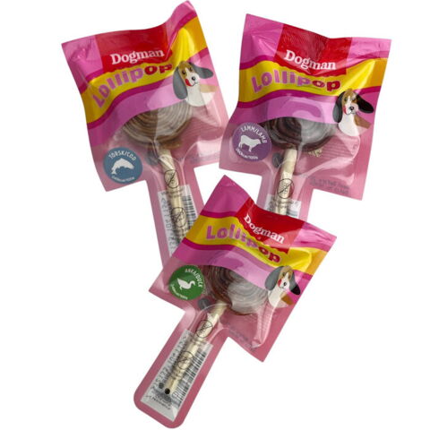 Dogman Lollipop | 3 smagsvarianter - Ialt 18 stk