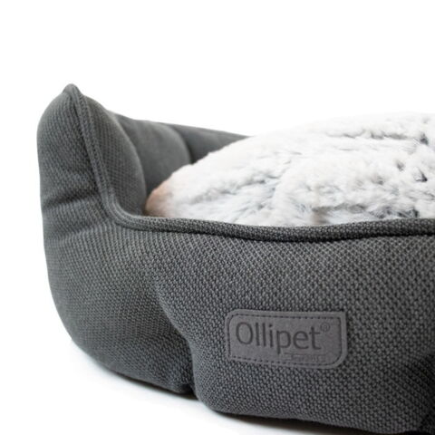 Ollipet Keyser Dream Hundeseng | Grå | med vendbar pude
