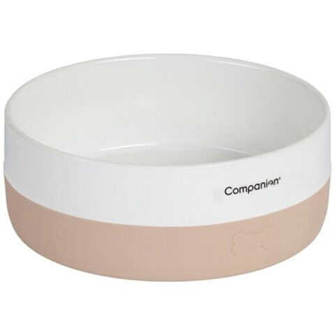 Keramik Skål m. Silikonebund Beige