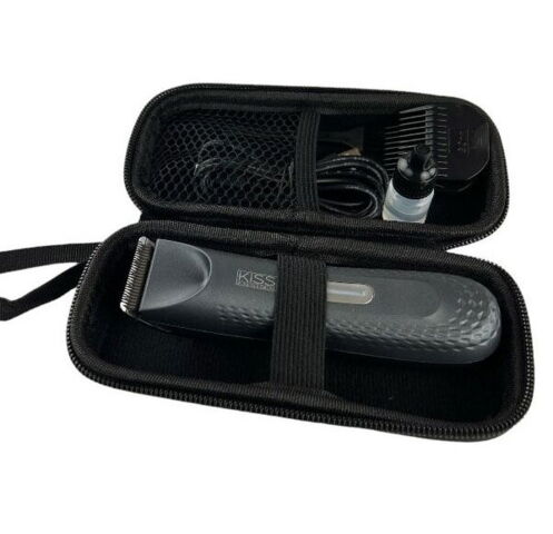 Kiss Grooming AquaTrimmer - vandtæt minitrimmer med lithium-Ion-batteri samt LED-lys. Der medfølger tilbehør