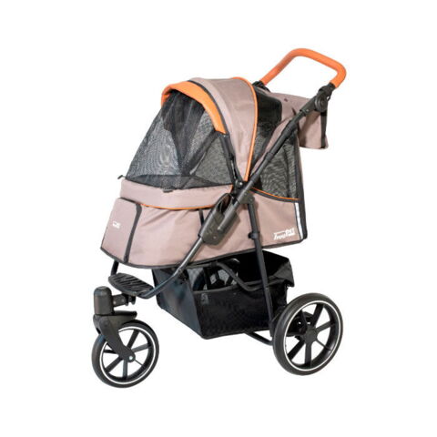 Hundeklapvogn fra Innopet - Model Buggy Cozy Premium.
Her vist i farven beige